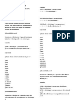 Critérios de Divisibilidade