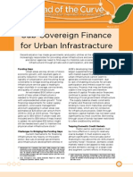 Sub-Sovereign Finance For Urban Infrastracture