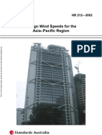 HB 212-2002 Design Wind Speeds For The Asia-Pacific Region