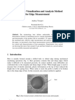 An Effective Visualization and Analysis Method For Edge Measurement