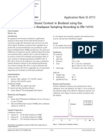 Agilent - Determination of Methanol Content in Biodiesel According To En-14110