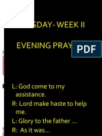 Evening Prayer II