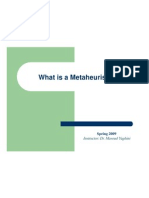 What Is A Metaheuristic