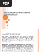 Sobrecalentador de Vapor Economizador