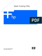 HP Network Adapter Scripting Utility User Guide: August 2006 (Fifteenth Edition) Part Number 289166-00P