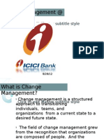 Change Management at ICICI