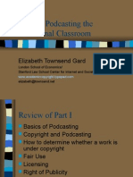 Part II: Podcasting The Traditional Classroom: Elizabeth Townsend Gard