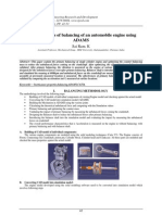 Dyamic Analysis of Balancing of An Automobile Engine Using Adams