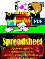 History of Spreadsheet