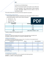 Cost Estimation Using Cocomo