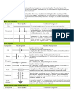 Electronic Components: Symbols & Functions