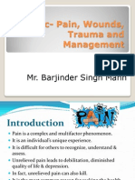 Pain, Wound, Trauma and Management