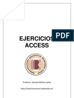 Ejercicios de Access