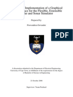 Design and Implementation of A Graphical User Interface For The Flexible, Extensible Radar and Sonar Simulator