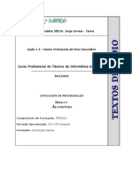 Manual Módulo 1 (Int. À Prog. e Algoritmia)