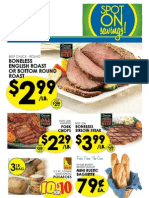 Boneless English Roast or Bottom Round Roast: Boneless Sirloin Steak Pork Chops