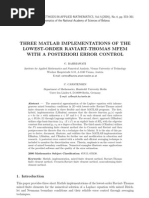 Three Matlab Implementations of The Lowest-Order Raviart-Thomas Mfem With A Posteriori Error Control