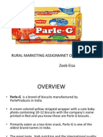 Rural Marketing Assignmnet On Parle-G Zoeb Eisa