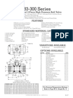 83-300 Series: Carbon Steel 3-Piece High Pressure Ball Valve