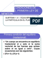 Presentacion Fisica Condiciones de Equilibrio