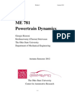 Module 1 Part 1 Engine Dynamics