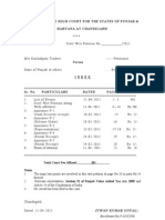 Index - Civil Writ Petition