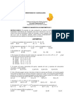 EXAMEN DIAGNOSTICO Matemáticas P3