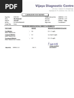 Laboratory Test Report: Male 25 Years