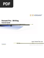 Tutorial Guide VPro Writing Test