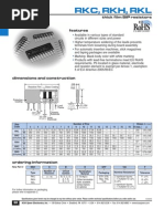 Datasheet Resistor Conjugado