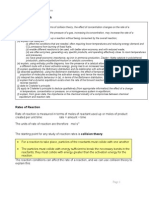 F322 Rates and Equilibrium