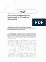 Diagnóstico y Metodología de Restauración en La Escultura Policromada