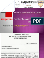 Conflict Resolution Methods in Somaliland