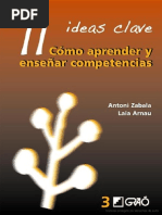 11 Ideas Clave - Cómo Aprender y Enseñar Competencias Escrito Por Antoni Zabala-Laia Arnau