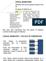 Fallacies Logical Maneuvers