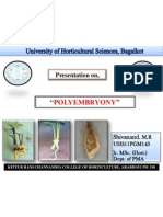 Polyembryony PPT by - Shivanand M. R