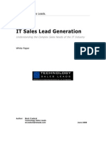 IT Sales Lead Generation