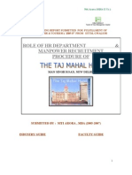 HR Project Taj Hotel