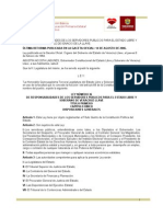 Ley de Responsabilidades de Los Servidores Publicos para Veracruz