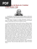 Fragmentos Del Diario de Cristóbal Colón