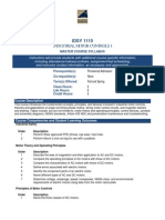 Industrial Motor Controls I: IDSY 1110