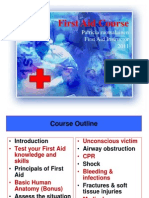 First Aid Course Powerpoint 4 5h