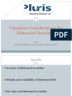 Valuation Considerations For Distressed Securities: BY: Rick Martin & Elpida Tzilianos