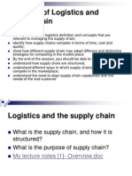 Overview of Logistics and Supply Chain