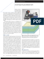 MRS: A New Geophysical Technique For Groundwater Work: Hydrogeophysics Hydrogeophysics SPECIALSECTION: Hydrogeophysics