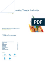 Consulting Thought Leadership Report FY11Q3