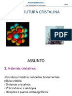 Aula 06 - Estrutura Cristalina