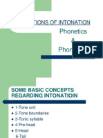 Notes - Function of Intonation