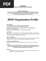 IDSP' Short Profile