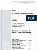 Détection Et Localisation de Défauts Pour Un Système PV